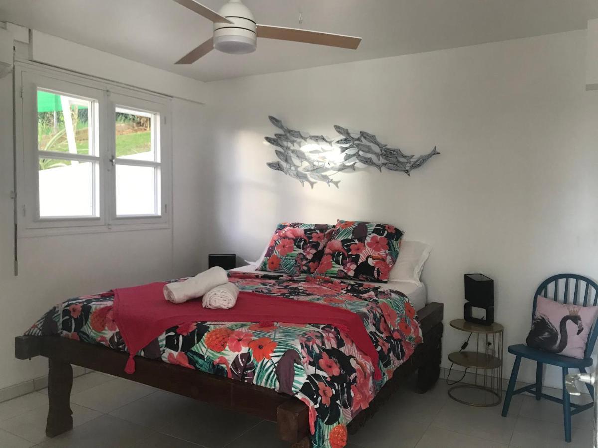 Appartement Prive Eco-Responsable, Vue Sur La Mer Des Caraibes Et Jardin Clos, Wifi, A 2Mn De La Plage Сент-Люс Экстерьер фото